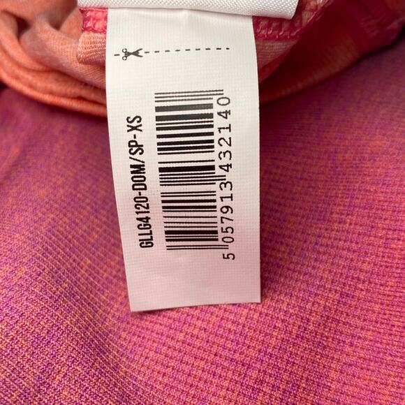 Ombre Pink/Orange - Gym Shark Yoga Pants - Size XS - Picture 6 of 8